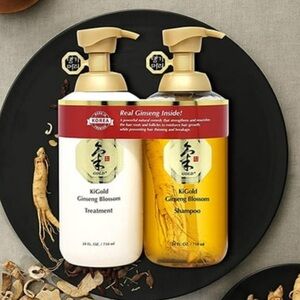 Ginseng Blossom Shampoo - Gold and White